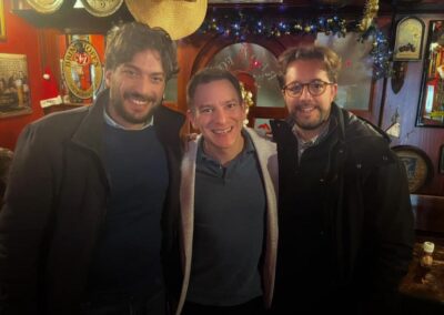 Fabrizio Falasca with Jaume Santonja and Daniel Smith