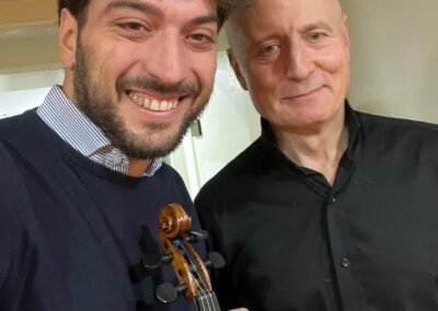 Fabrizio Falasca with Paavo Jarvi