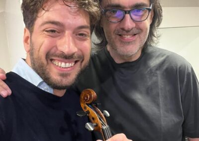 Fabrizio Falasca with Leonidas Kavakos