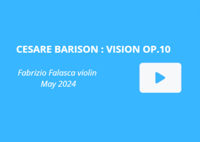 Cesare Barison : Vision op.10