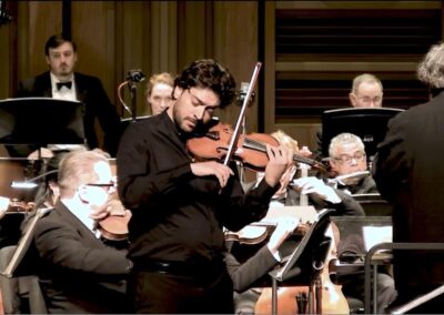 Performing Mendelssohn violin concerto in America